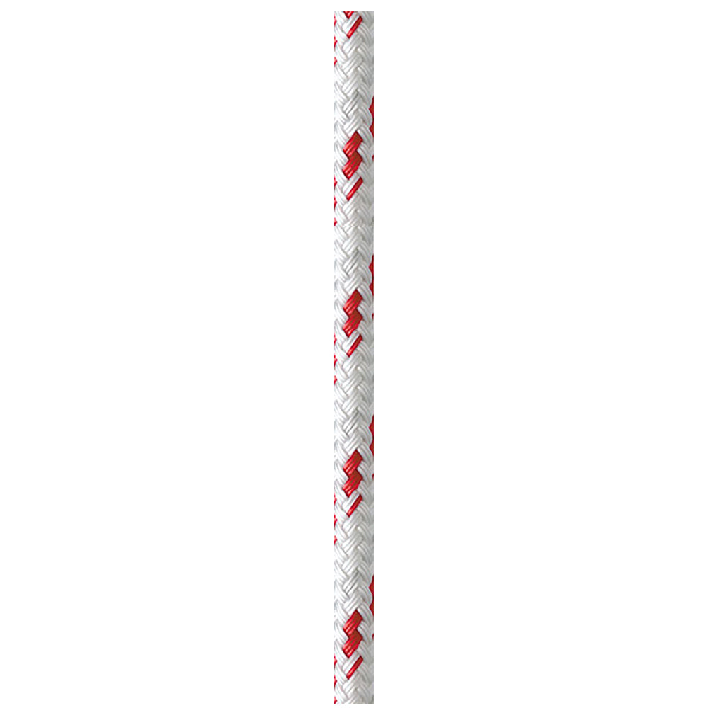 New England Ropes 1/2" Sta-Set Performance Cruising Line - Red Fleck - 600'