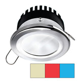 i2Systems Apeiron&trade; Pro A503 - 3W - Round - Cool White/Red/Blue - Round - Off White Finish