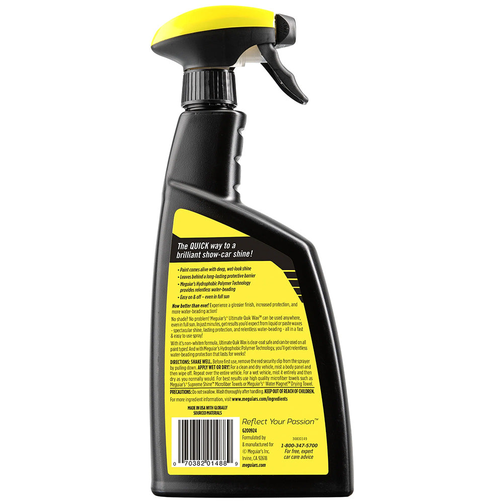 Meguiar’s Ultimate Quik Wax – Increased Gloss, Shine & Protection w/Ultimate Quik Wax - 24oz