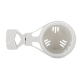 Camco Clamp-On Rail Mounted Cup Holder - Small for Up to 1-1/4" Rail - White 