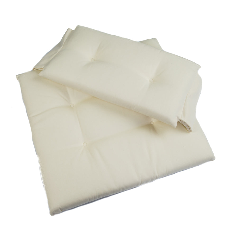 Whitecap Seat Cushion Set f/Director's Chair - Cr&egrave;me