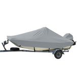 Carver Sun-DURA&reg; Styled-to-Fit Boat Cover f/21.5' Bay Style Center Console Fishing Boats - Grey