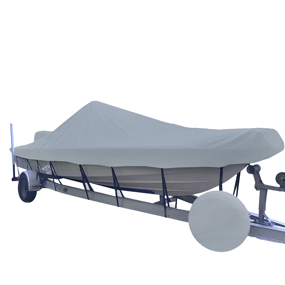 Carver Sun-DURA&reg; Styled-to-Fit Boat Cover f/23.5' V-Hull Center Console Shallow Draft Boats - Grey