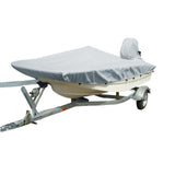 Carver Sun-DURA&reg; Styled-to-Fit Boat Cover f/15.5' Whaler Style Boats with Side Rails Only - Grey