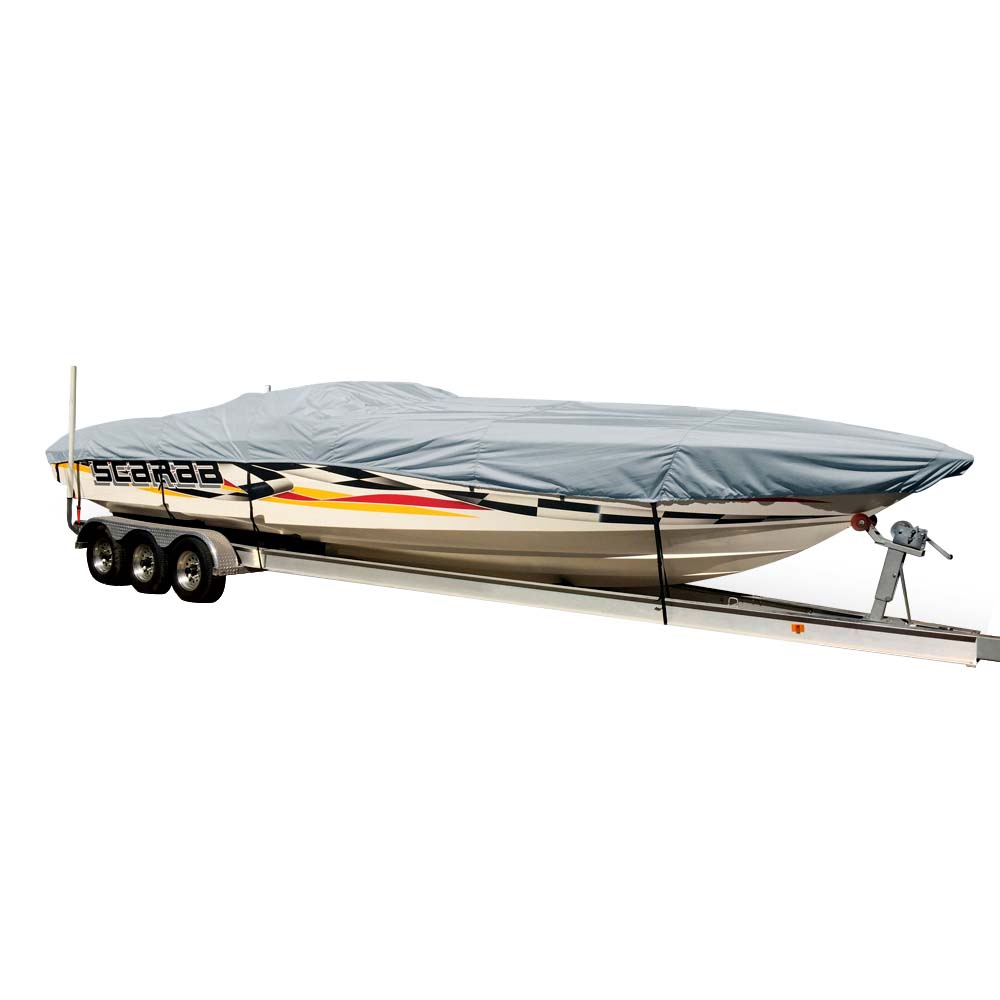 Carver Sun-DURA&reg; Styled-to-Fit Boat Cover f/27.5' Performance Style Boats - Grey