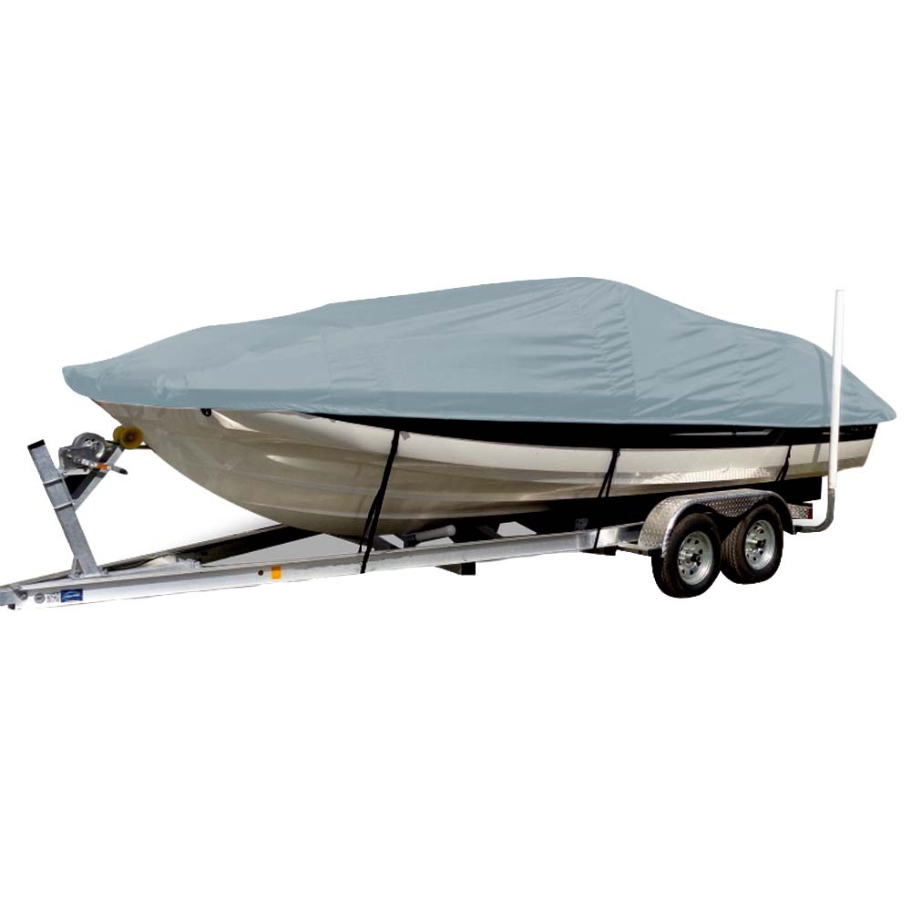 Carver Sun-DURA&reg; Styled-to-Fit Boat Cover f/21.5' Sterndrive Deck Boats w/Low Rails - Grey