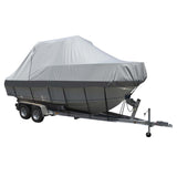 Carver Sun-DURA&reg; Specialty Boat Cover f/19.5' Walk Around Cuddy &amp; Center Console Boats - Grey