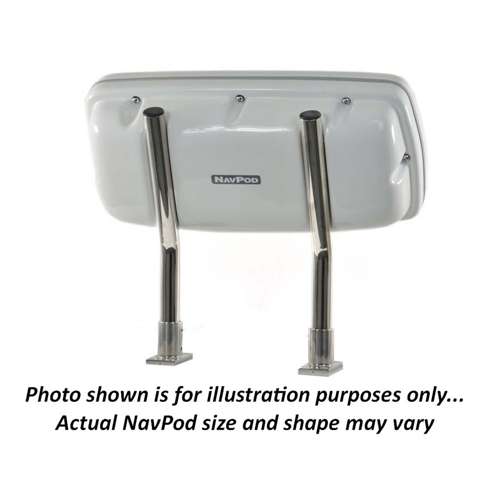 NavPod SystemPod Pre-Cut f/Raymarine Axiom 12 &amp; Axiom+ 12 on Right &amp; 2 Additional Instruments (3.6&Prime; holes) on Left f/9.5&Prime; Wide Guard