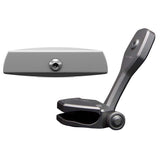PTM Watersports Mirror/Bracket Kit w/VR-140 Elite Mirror &amp; ZXR-361 (Titanium Grey)