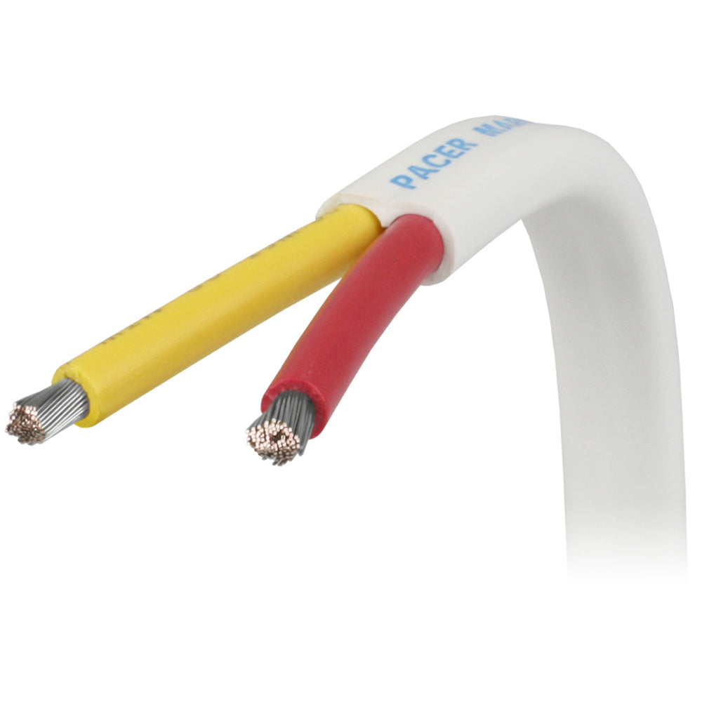 Pacer 12/2 AWG Safety Duplex Cable - Flat Cable - Red/Yellow - 250'
