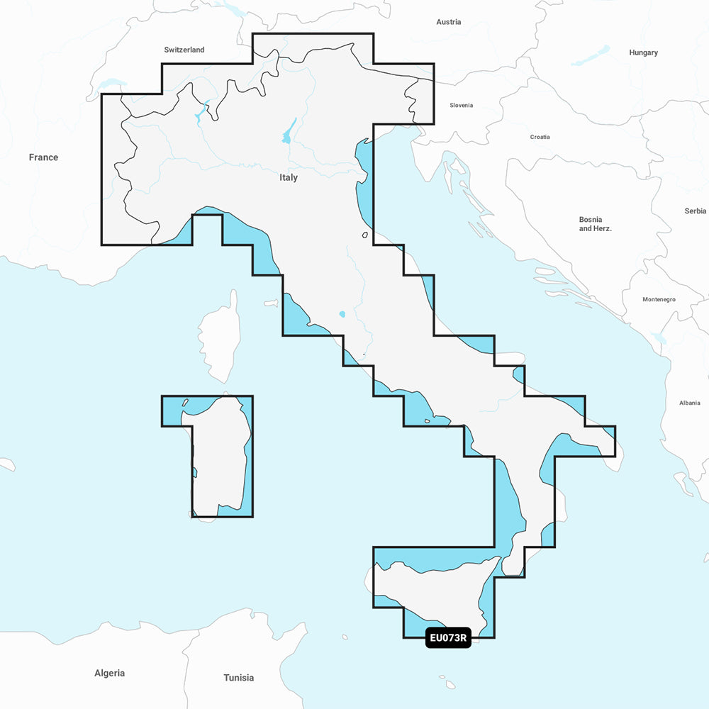 Garmin Navionics Vision+ NVEU073R - Italy, Lakes &amp; Rivers - Marine Chart
