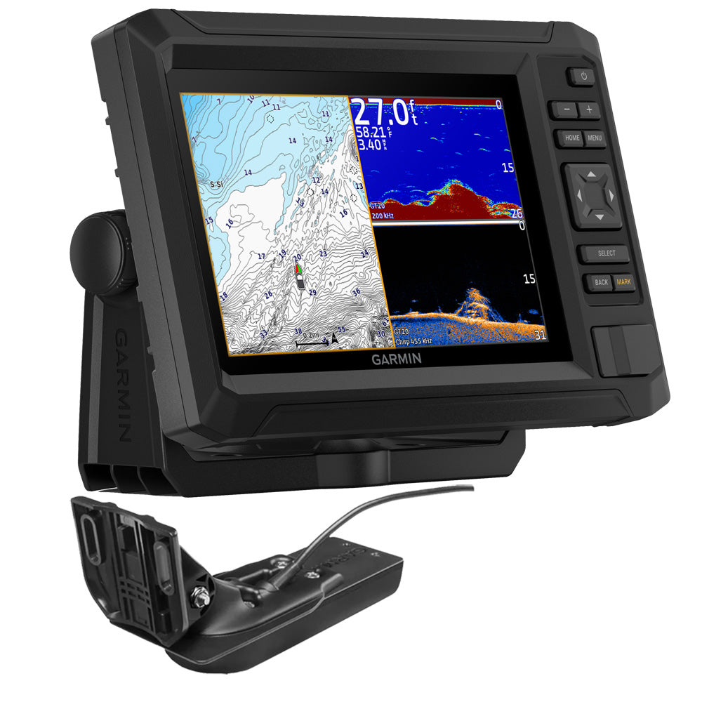 Garmin ECHOMAP&trade; UHD2 73CV Chartplotter/Fishfinder Combo w/US Inland Maps &amp; GT20-TM