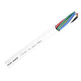 Pacer Round 6 Conductor Cable - 500' - 14/6 AWG - Black, Brown, Red, Green, Blue &amp; White