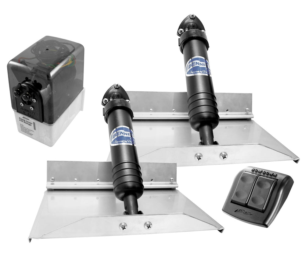 Bennett 12X9 Trim Tabs W/Euro Waterproof Rocker