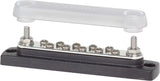 Blue Sea Mini Buss Bar 150A Common 10 Gang With Cover