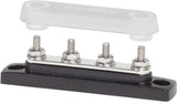 Blue Sea Common 100A MiniBus Four #10-32 Studs With Cover