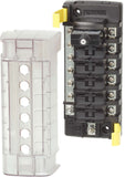 Blue Sea ST CLB Circuit Breaker Block - 6 position with Negative Bus