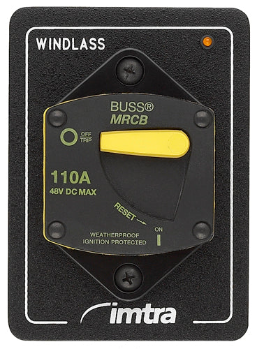 110 Amp Thermal Breaker, Thru-Bulkhead MPN-SPA-187110L
