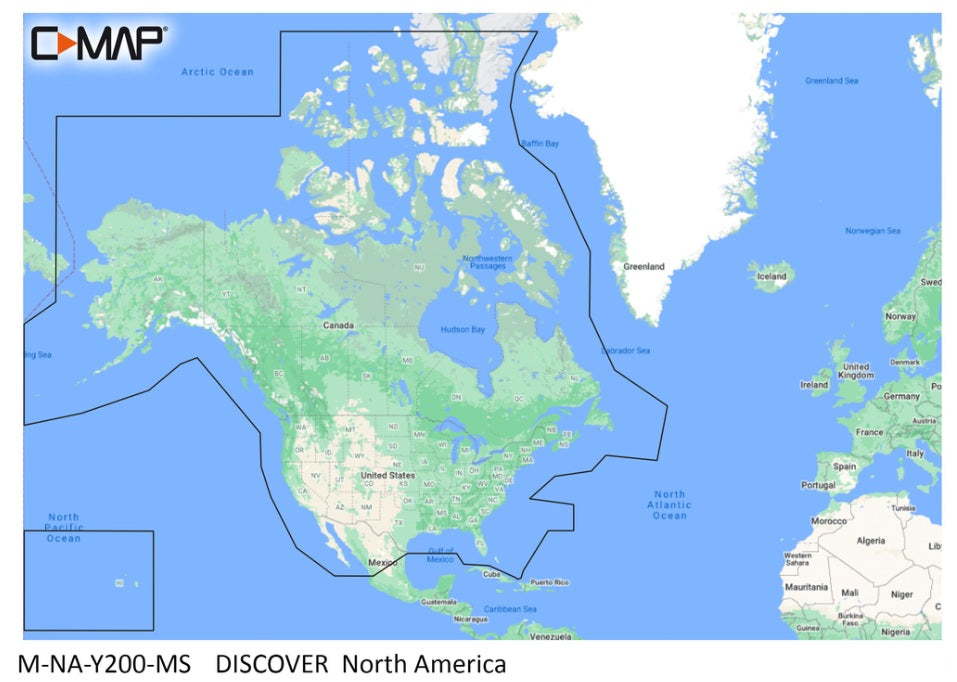 C-MAP Discover microSD North America