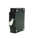 EGIS C Series White Toggle Panel Mount Circuit Breaker Single Pole  AC/DC 60 Amp Retail Pack
