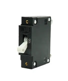EGIS C Series White Toggle Panel Mount Circuit Breaker Single Pole AC/DC 100 Amp Retail Pack