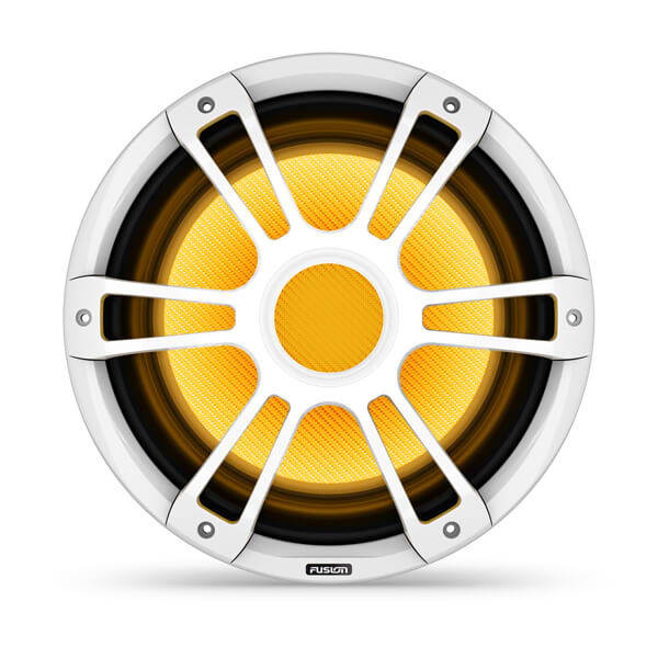 Fusion SG-SL123SPW 12" 600 Watt Sub-Woofer Sports Grill White