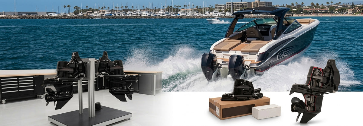 MerCruiser Alpha One Gen II sterndrive replacement parts, lower units, and marine hardware for sterndrive boats.