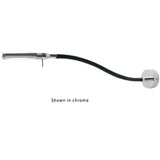 Rugen Table-Mount Reading Light, Matte Chrome w Leather, w/Switch & Dimmer, WW/Red, 500MM MPN-ILPB25850017