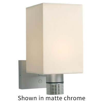 Jana LED Wall Sconce, Chrome, White Shade Built-in Dimmer, 10-30VDC MPN-ILPB25013705