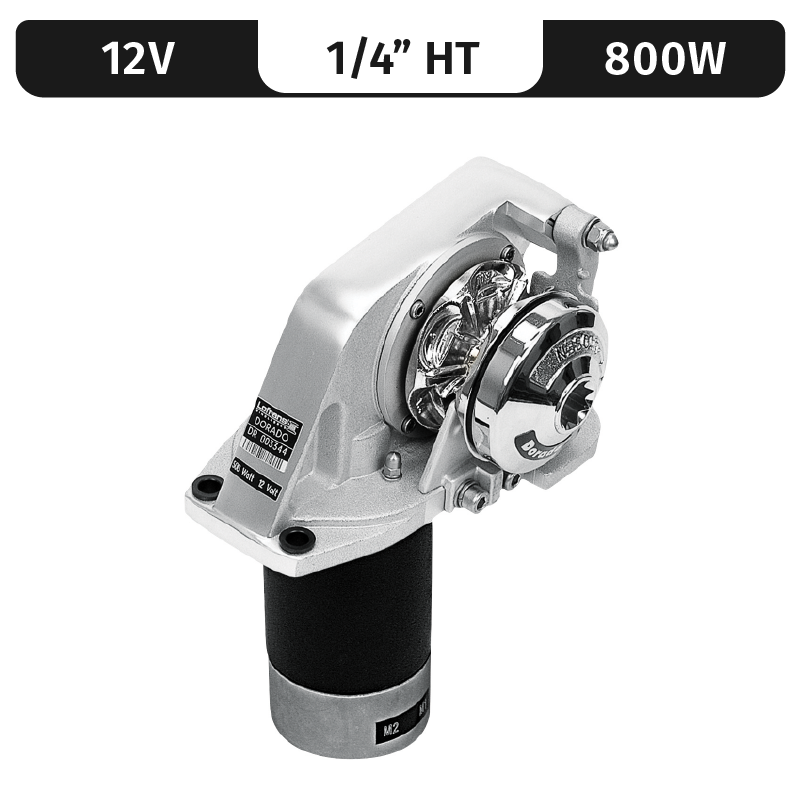 DORADO, 12VDC, 800W 1/4"HT GYPSY MPN-LW280AN-1/4