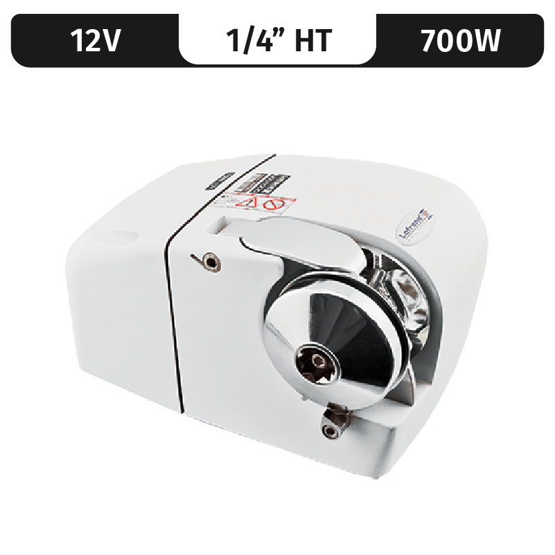 LION 1000, WHITE, 12VDC, 700W 1/4"HT GYPSY MPN-LW290-1/4