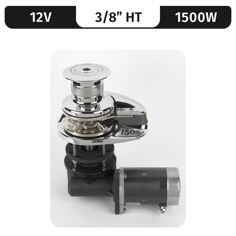 PROJECT 1500/X3, 12VDC, 1500W CAPSTAN, 3/8"HT GYPSY MPN-LW7942C-3/8