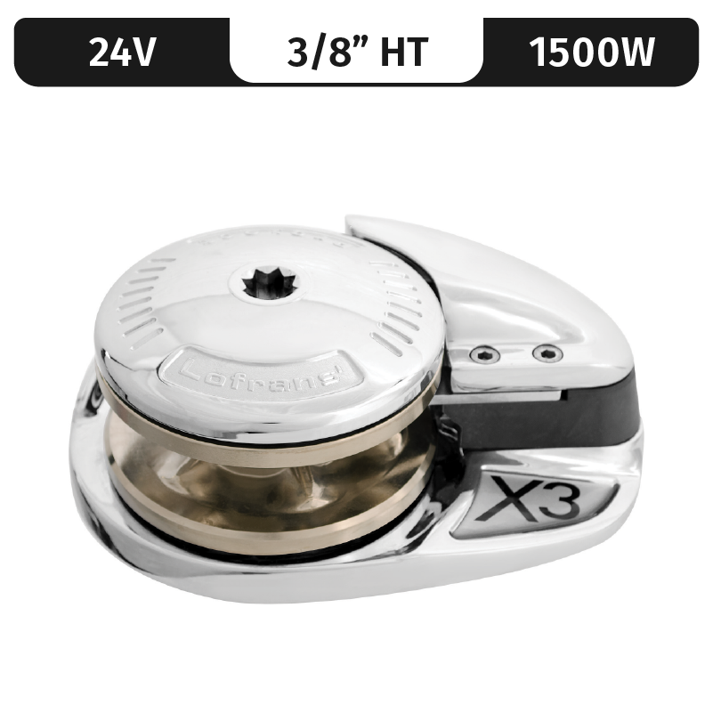 PROJECT 1500/X3, 24VDC, 1500W LOW-PROFILE, 3/8"HT GYPSY MPN-LW7942L/1-3/8