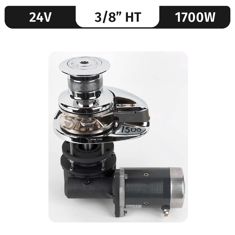 PROJECT 1500/X3, 24VDC, 1700W CAPSTAN, 3/8"HT GYPSY MPN-LW7962C/1-3/8