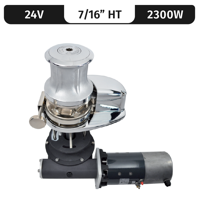 PROJECT 2000/X4, 24VDC, 2300W CAPSTAN, 7/16"HT GYPSY MPN-LW7977C/1-7/16