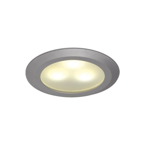 Leer LED Downlight, Matte Chrome, 10-30VDC Warm White, Slave (dimmable with Master), IP20 MPN-ILPB22923107
