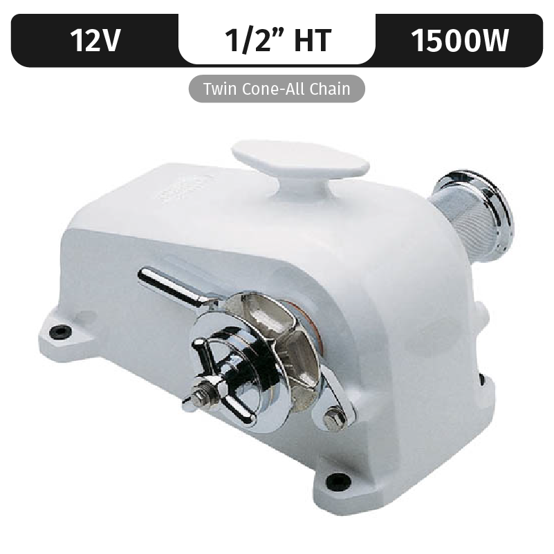 Jaguar, Compact HR3500, 12V, 1500W Composite, 1/2"HT, Single Gypsy/Single Drum MPN-MH350012-1/2H