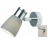 Munich, Chrome w/Titanium Glass Shade & USB, Dimmer, Warm MPN-ILPB20012105USB