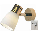 Munich, Gold w/Titanium Glass Shade & USB, Dimmer, Warm MPN-ILPB20012109USB