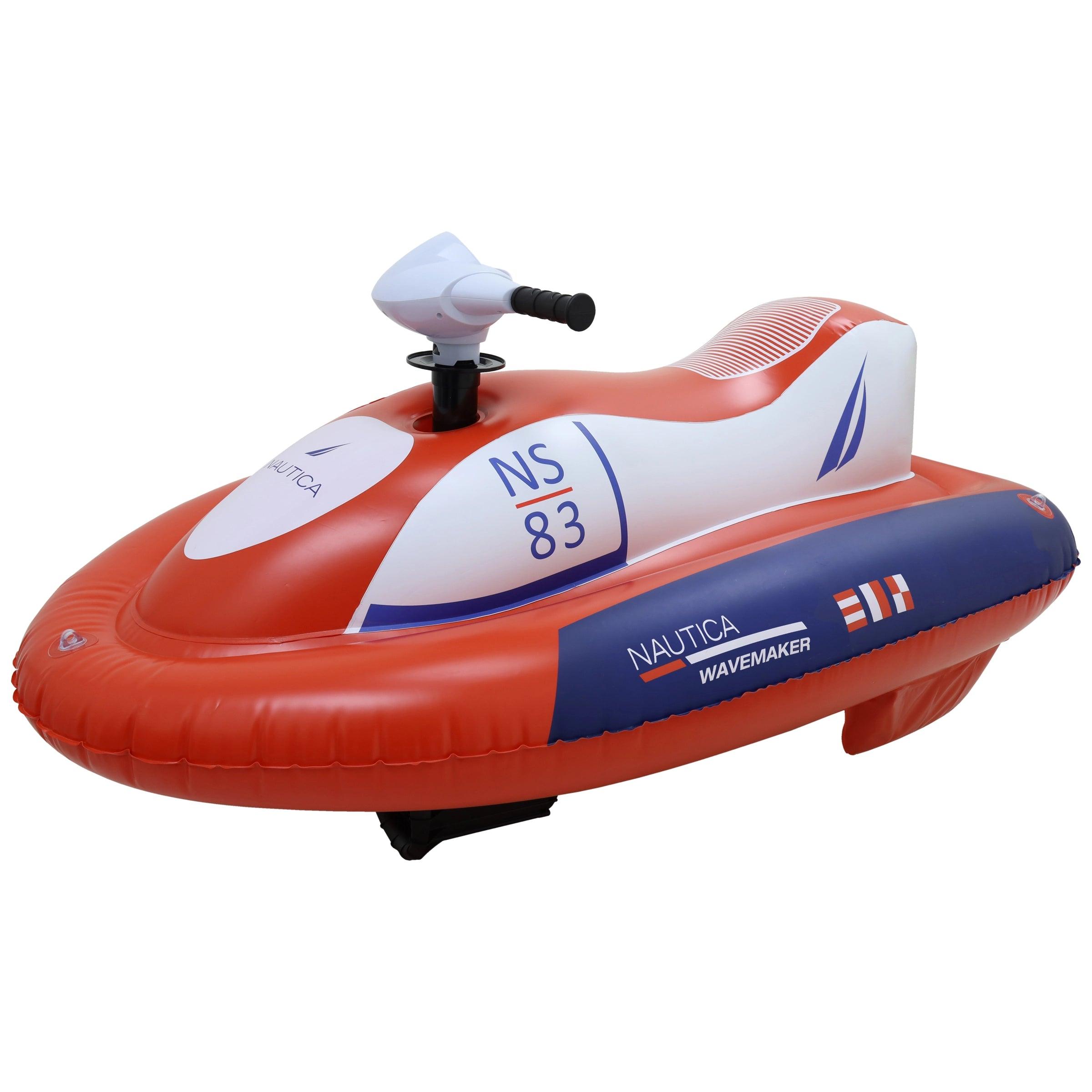 Inflatable Pool Seascooter with 12V Lead Acid Battery and Steering Control - Mariners Warehouse