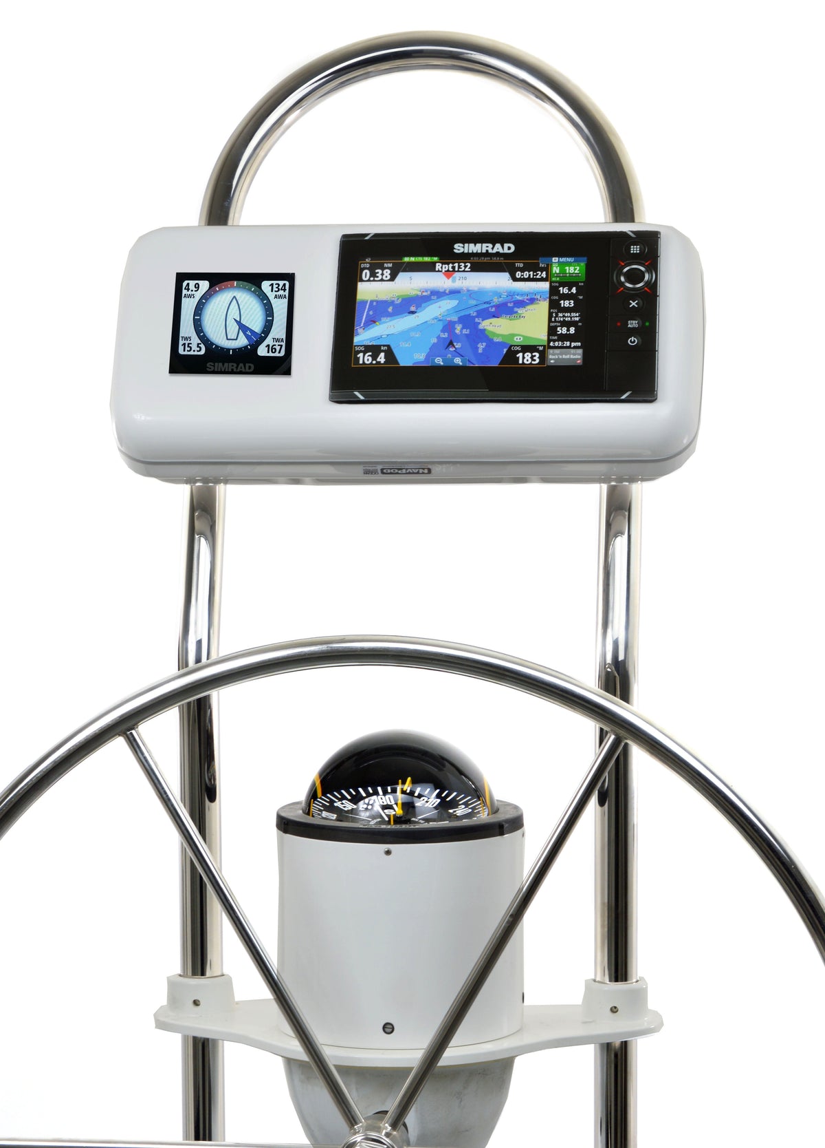 Navpod GP2516 SystemPod for Simrad NSS7 evo2