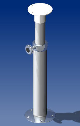 Norsap 2065 Movable Table Column, 18.3-26.8 in MPN-NS2065-465-680