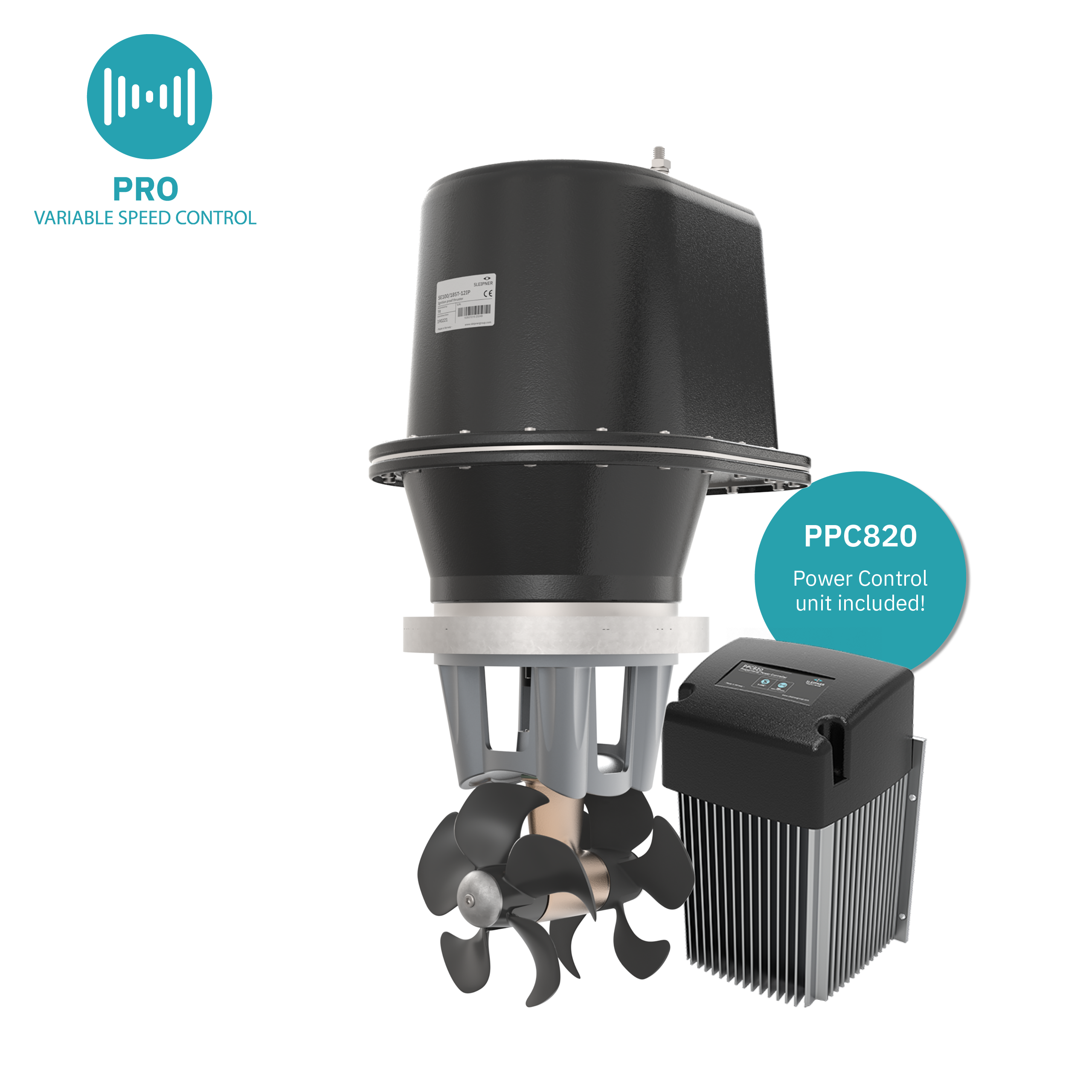 SEP100/185T-1IP, 12V, Twin Props MPN-SEP100/185T-1IP