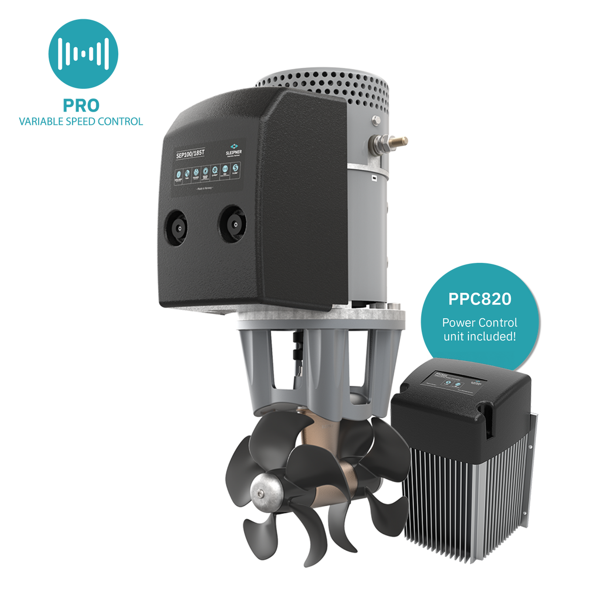 SEP100/185T, 12V, Twin Props MPN-SEP100/185T-12V