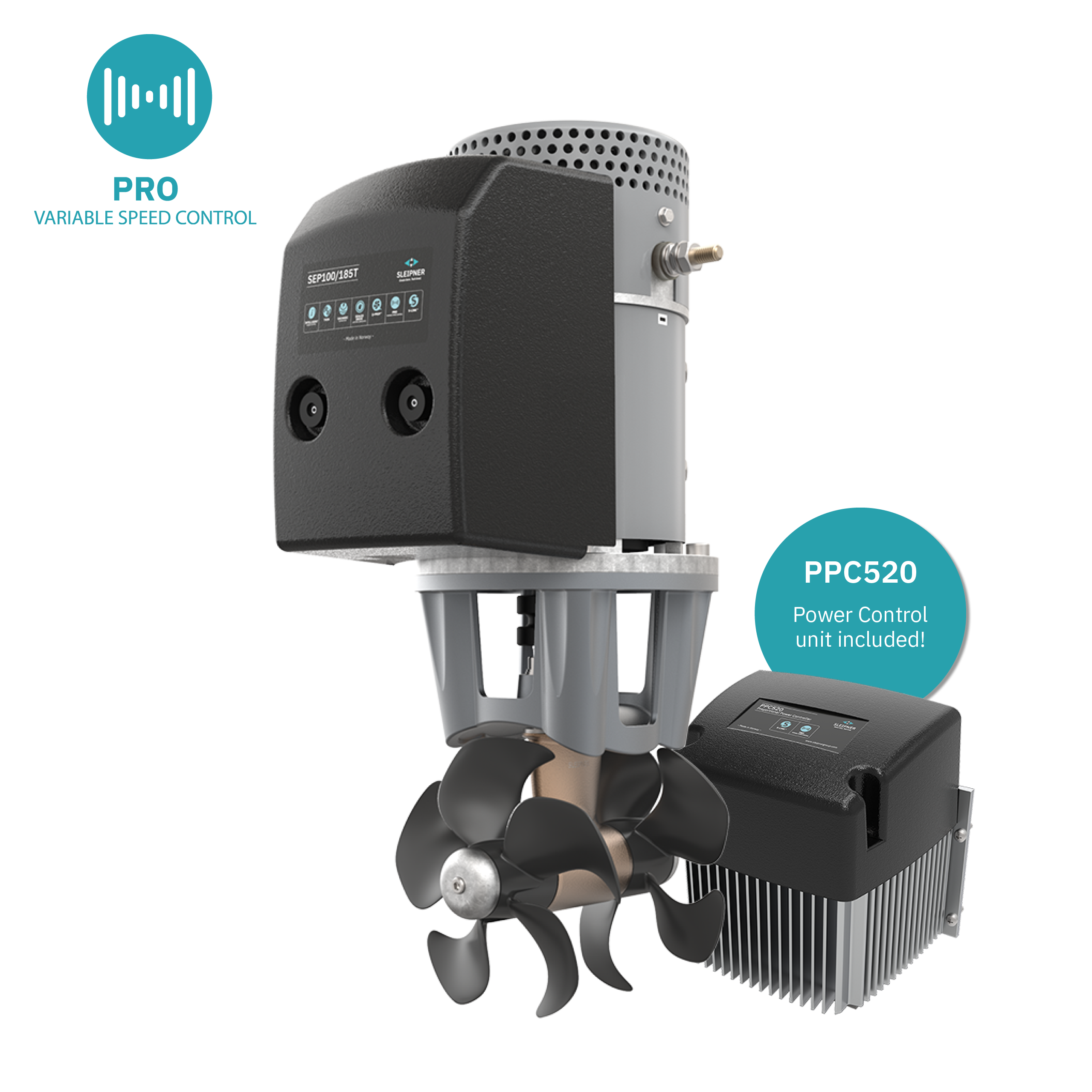 SEP100/185T, 24V, Twin Props MPN-SEP100/185T-24V