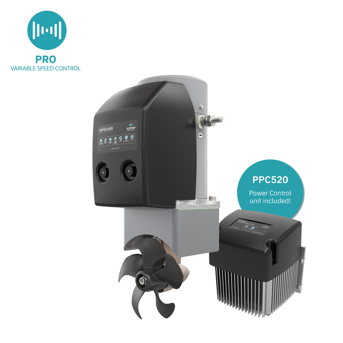 SEP50S 12v Proportional Thruster 50Kg/110lb MPN-SEP50/140S-12V