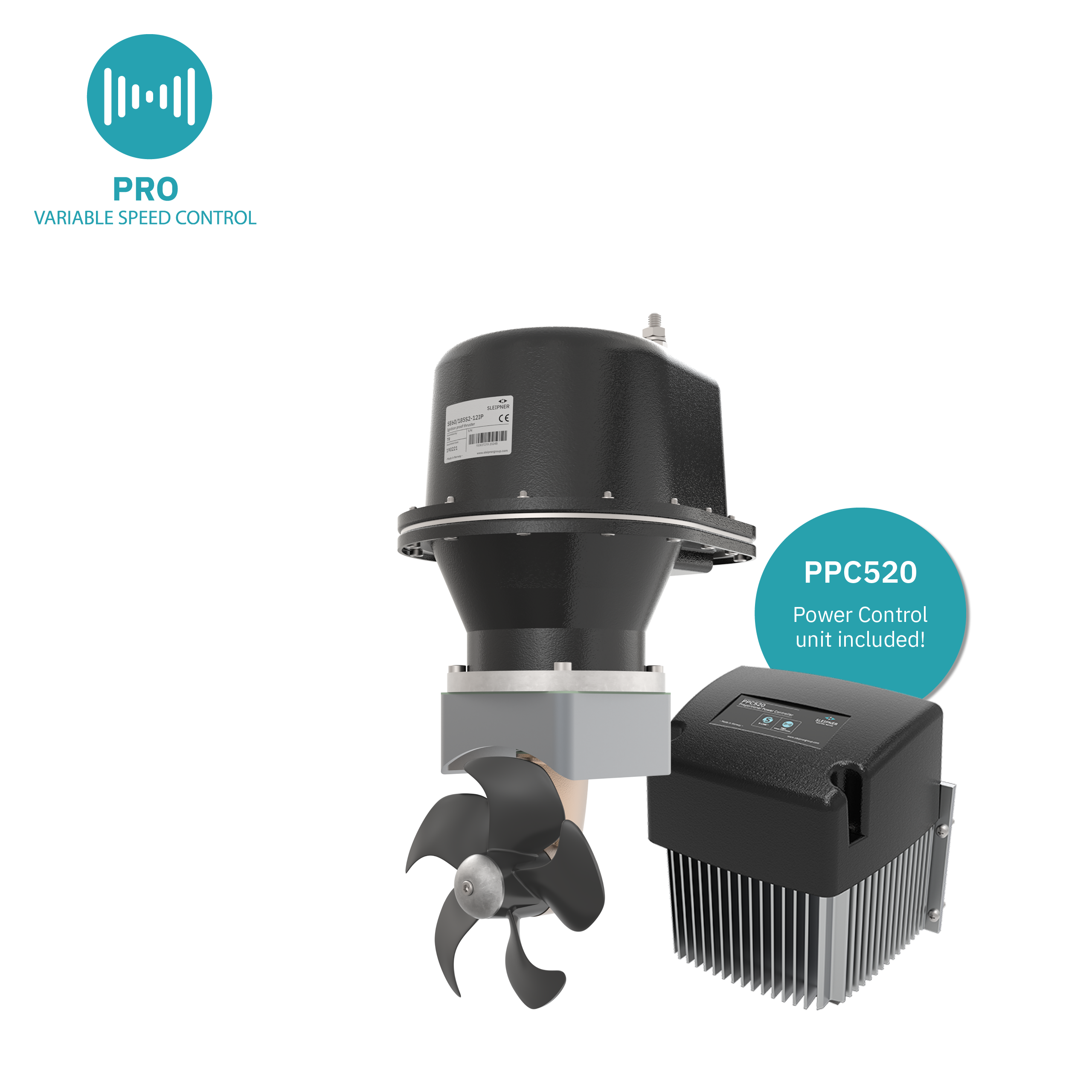 SEP60/185T THRUSTER 12V - 60KG MPN-SEP60/185S-1IP