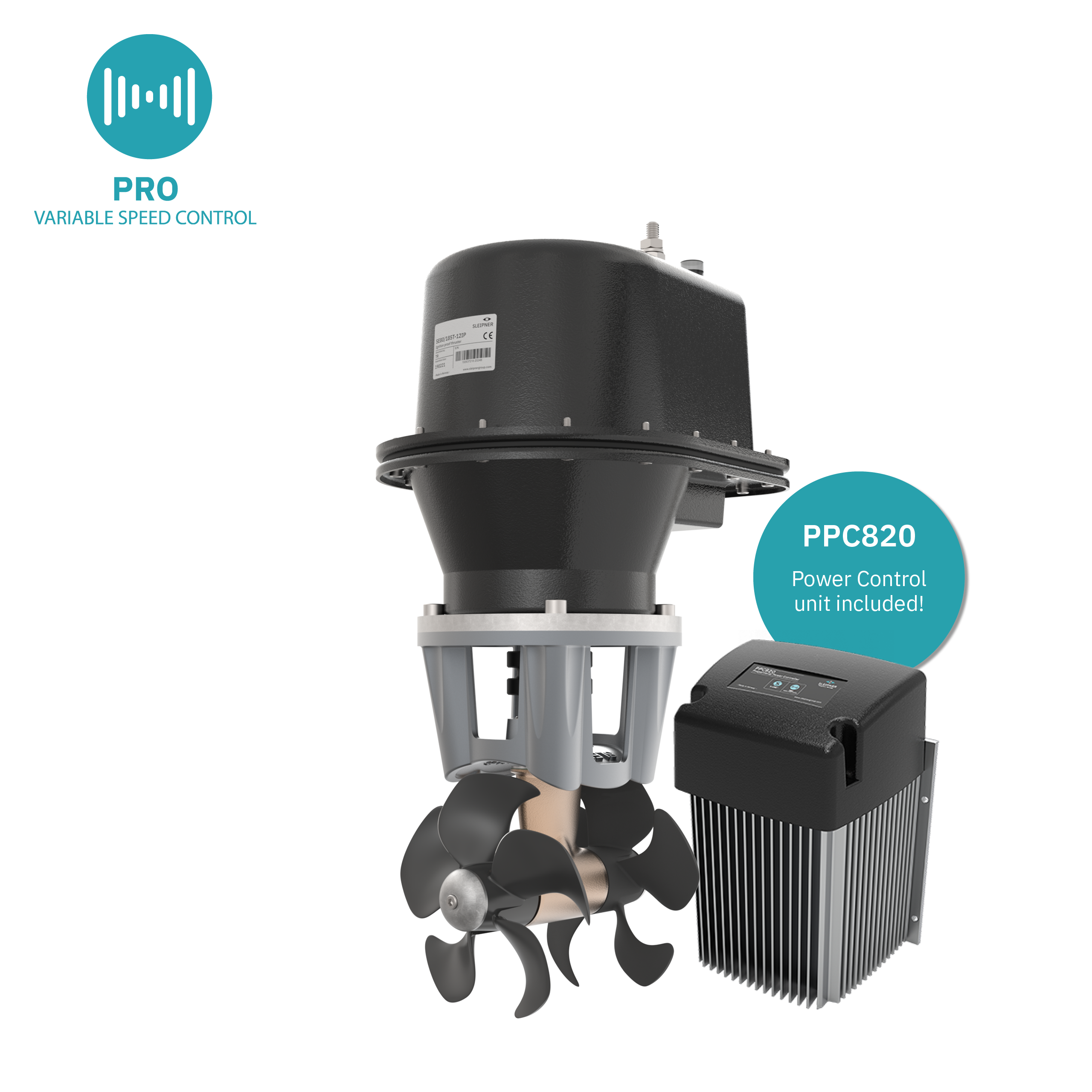 SEP80/185T-1IP, 12V, Twin Props MPN-SEP80/185T-1IP