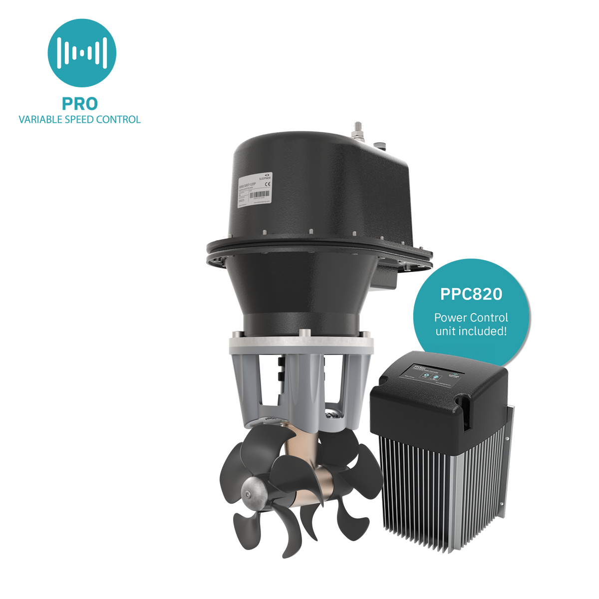 SEP80/185T-1IP, 12V, Twin Props MPN-SEP80/185T-1IP