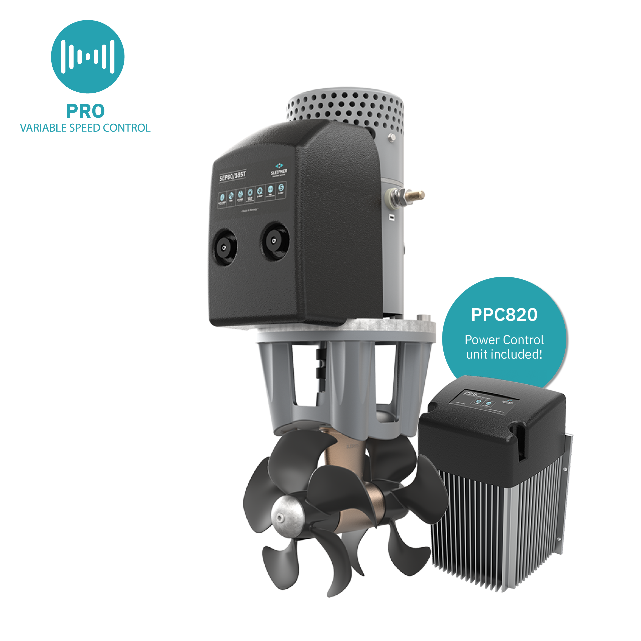 SEP80/185T, 12V, Twin Props MPN-SEP80/185T-12V